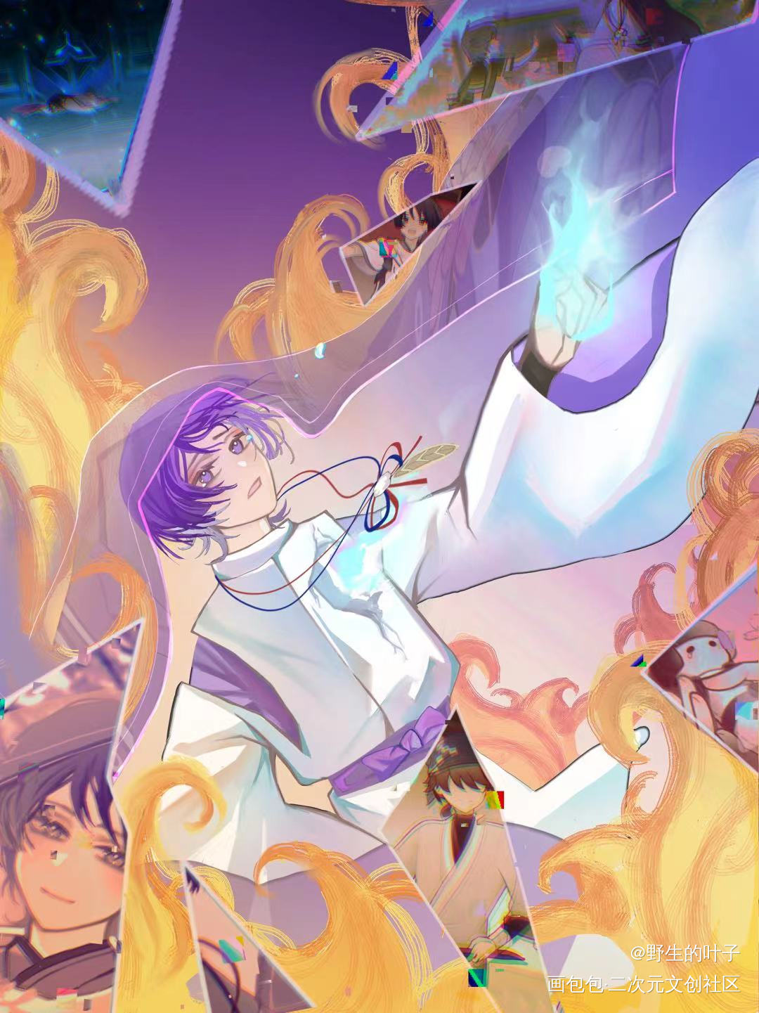 灰烬里的心_原神绘画作品