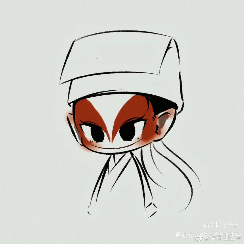 小狐狸_同人狐狸书生中国奇谭鹅鹅鹅绘画作品