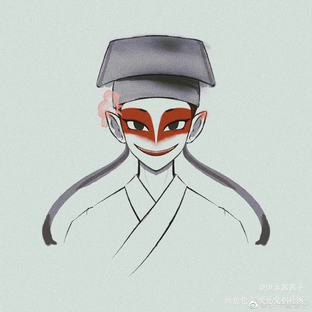 小狐狸_同人狐狸书生中国奇谭鹅鹅鹅绘画作品