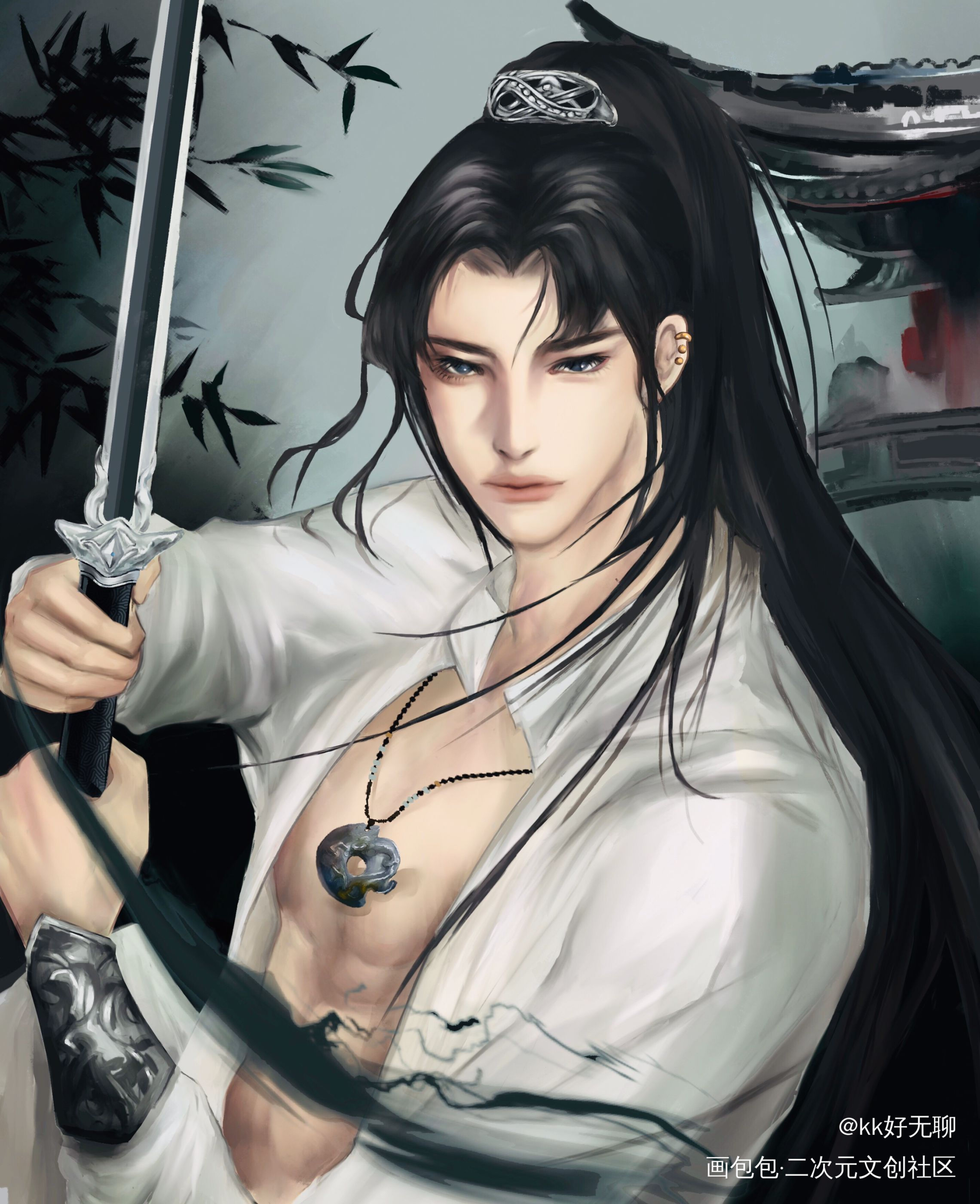 曾经沧海难为谁_板绘涂古风绘画作品