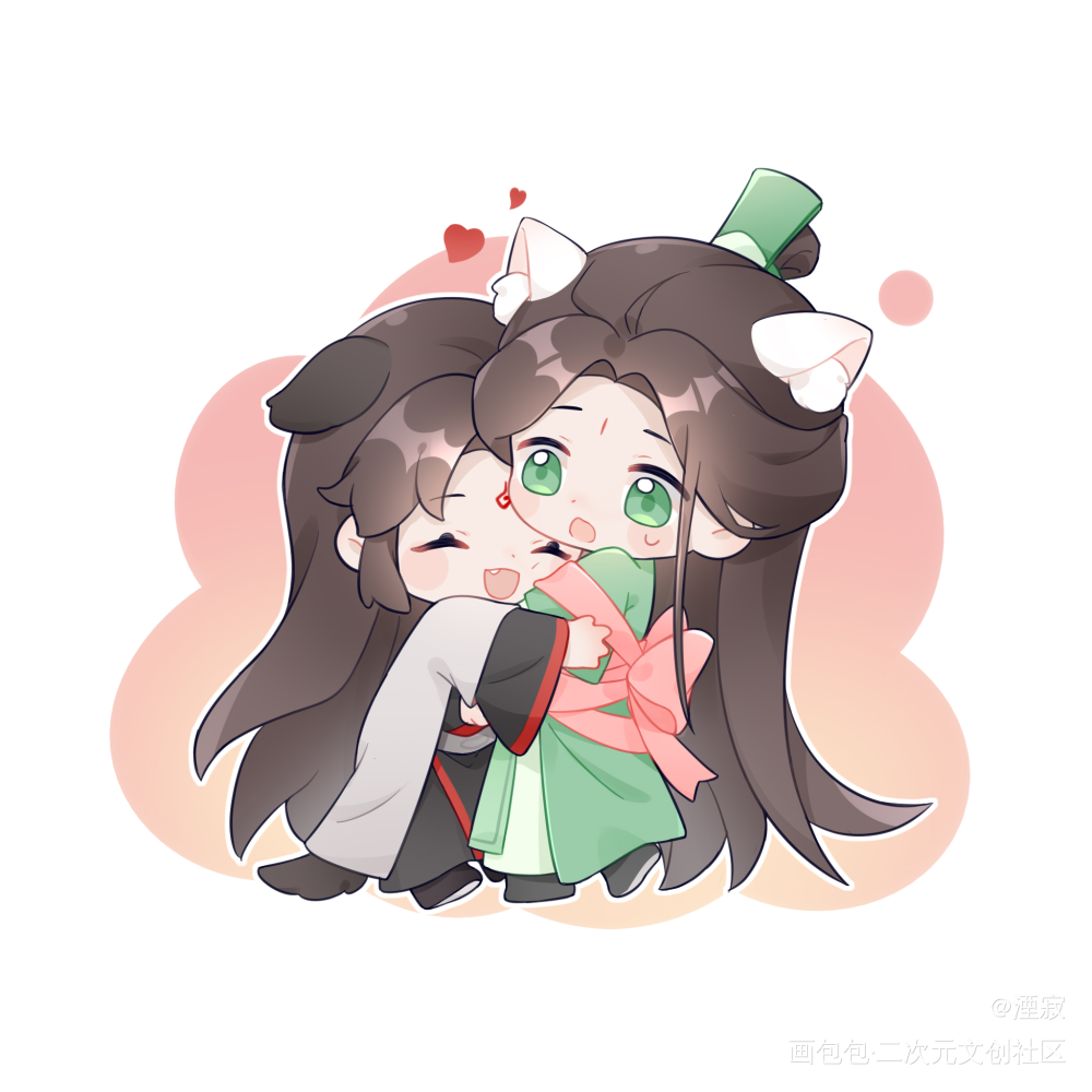冰冰的礼物🎁_人渣反派自救系统冰秋Q版绘画作品