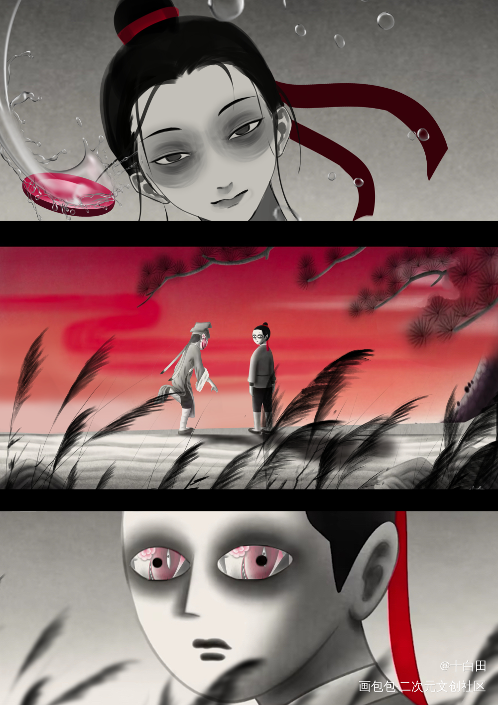二创一下，太喜欢了！_同人中国奇谭鹅鹅鹅绘画作品