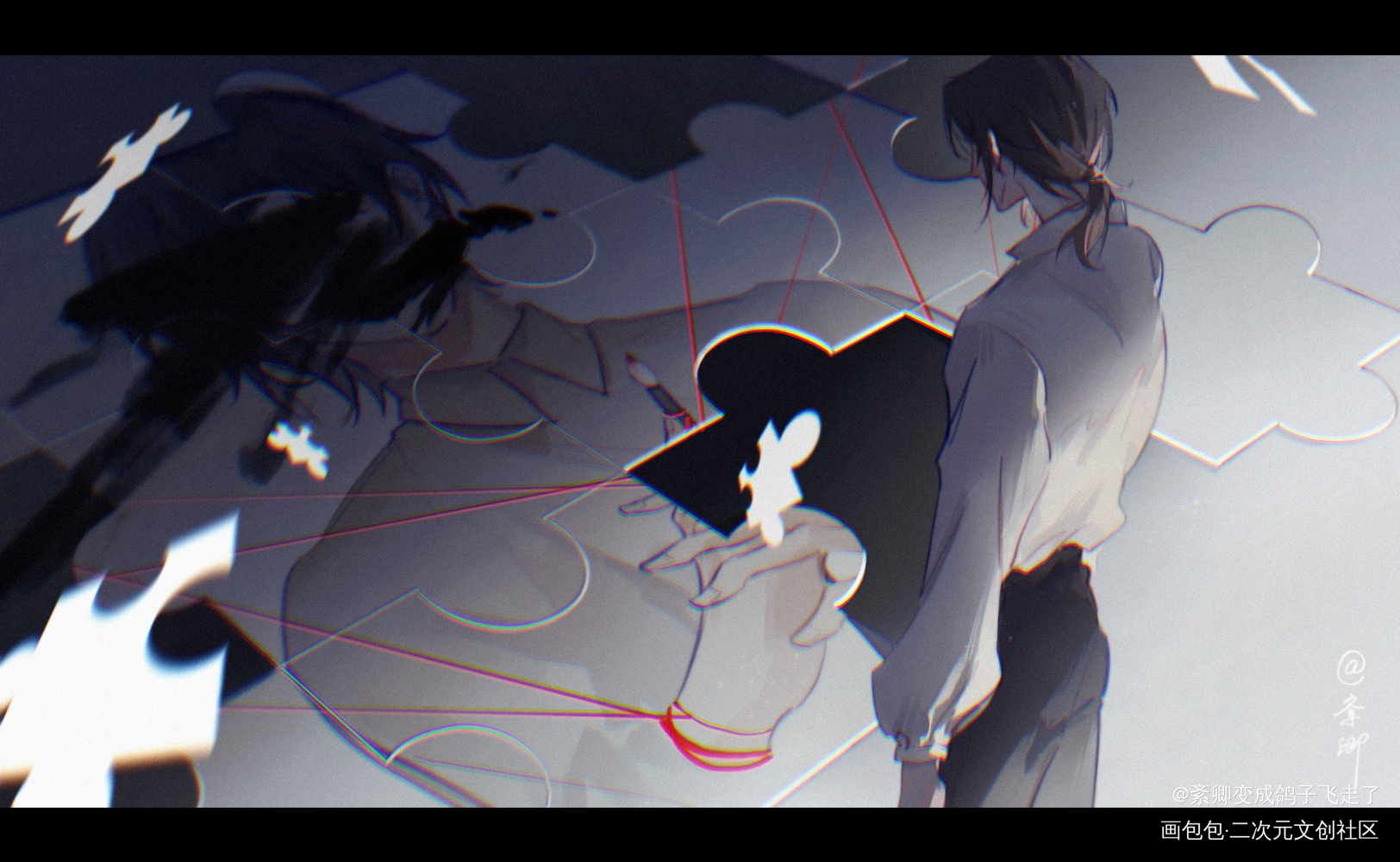 《画像》_我只喜欢你的人设夏习清绘画作品