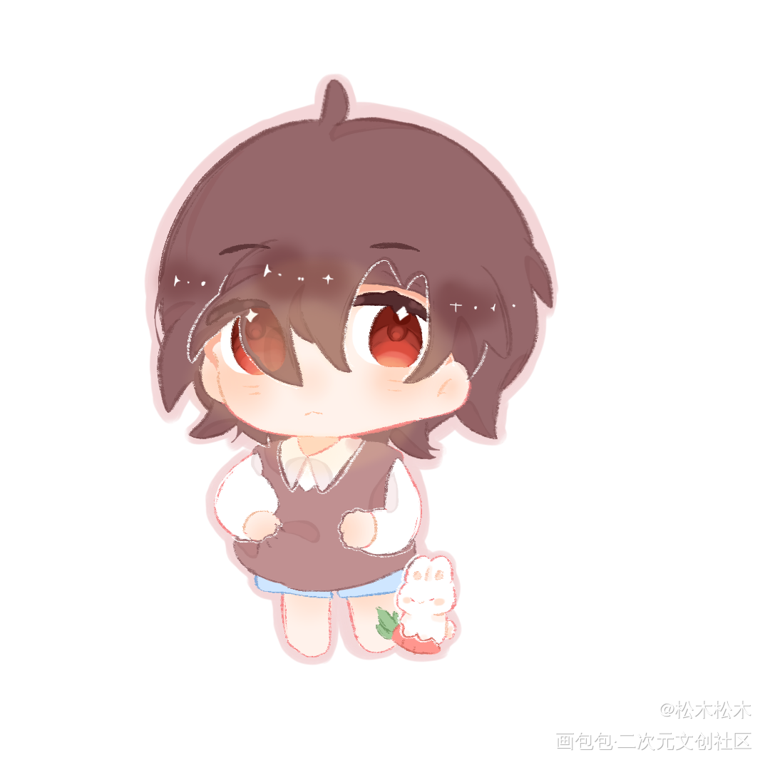 小陆沉!!右滑见版本二(^^）_光与夜之恋陆沉Q版光与夜之恋陆沉绘画作品