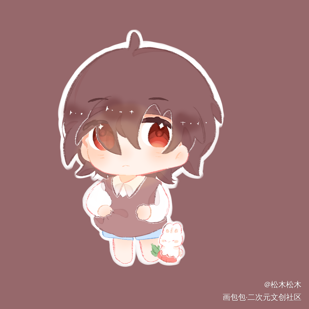 小陆沉!!右滑见版本二(^^）_光与夜之恋陆沉Q版光与夜之恋陆沉绘画作品