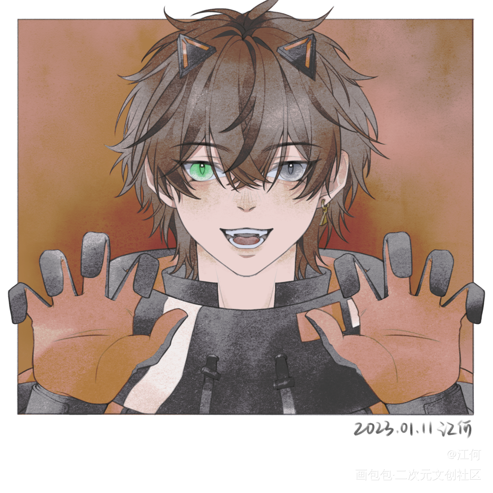 可爱猫猫_noctyxalbanknoxnijisanjien绘画绘画作品