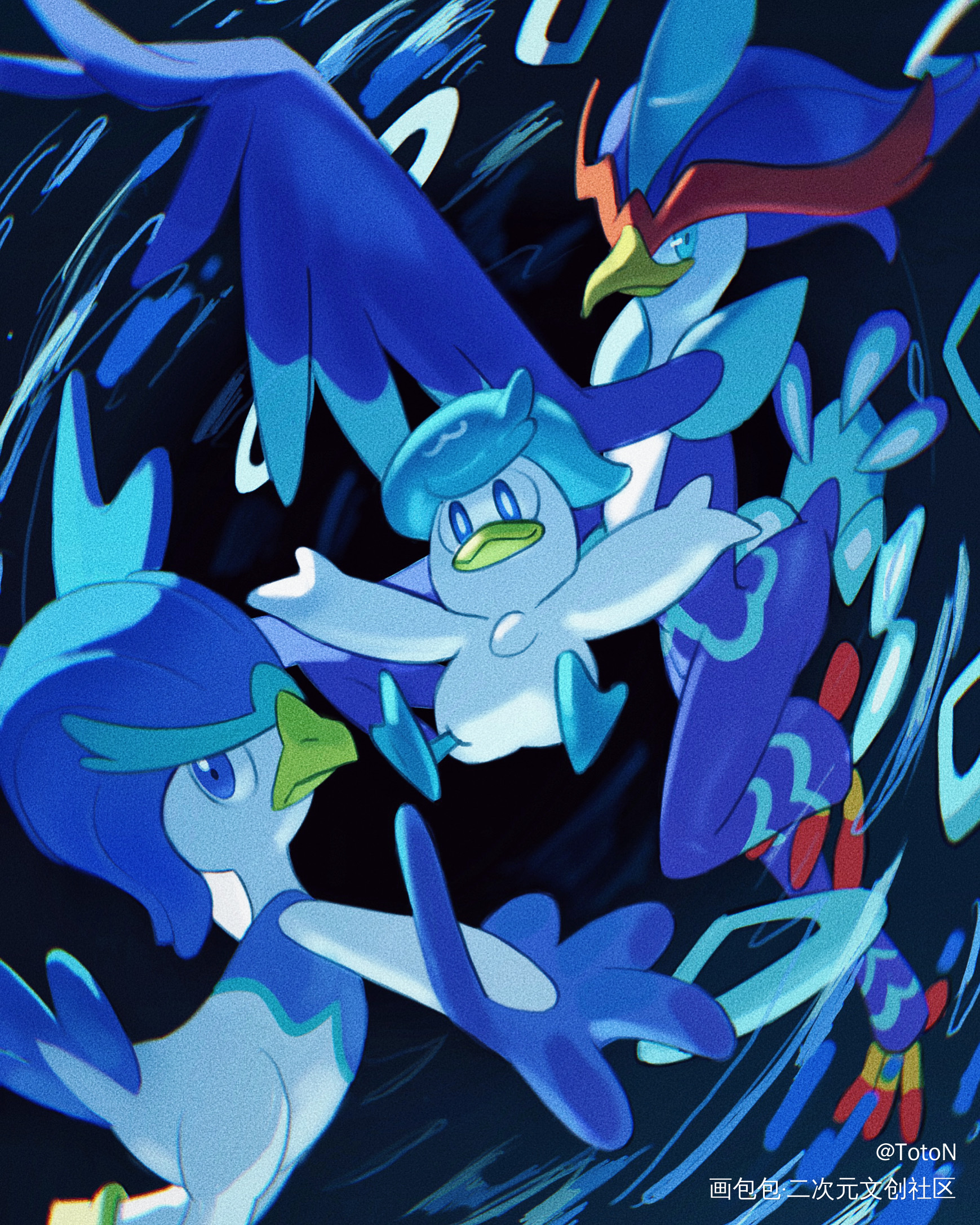 做宝可梦_宝可梦插画同人绘画作品