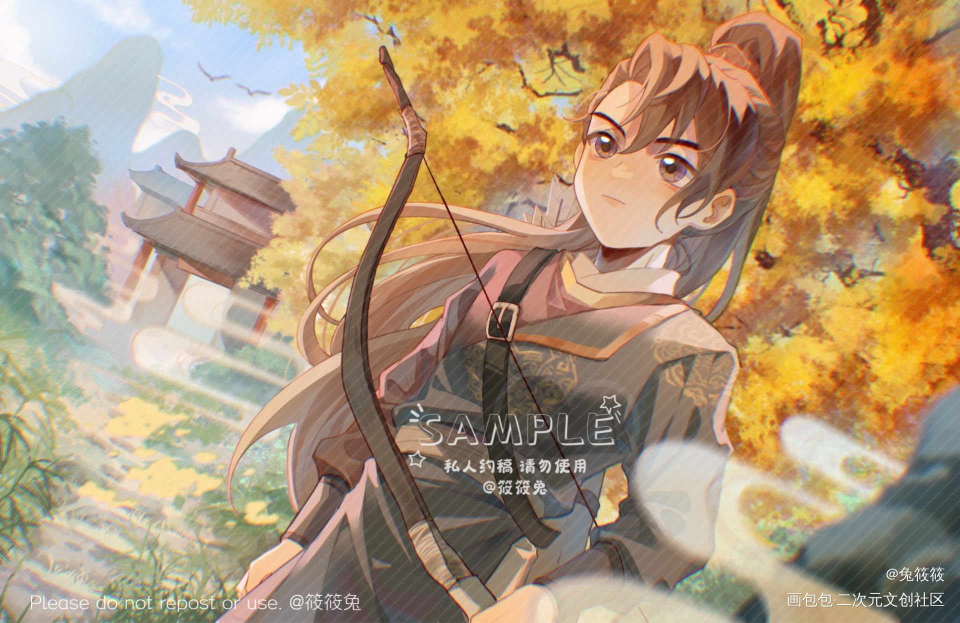 【少年墨熄】初见_余污熄茫炽茫不熄·2023熄茫生贺墨熄绘画作品
