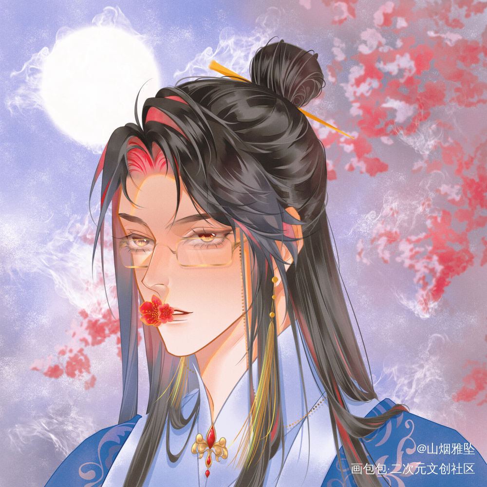 陆沉_光与夜之恋陆沉绘画作品