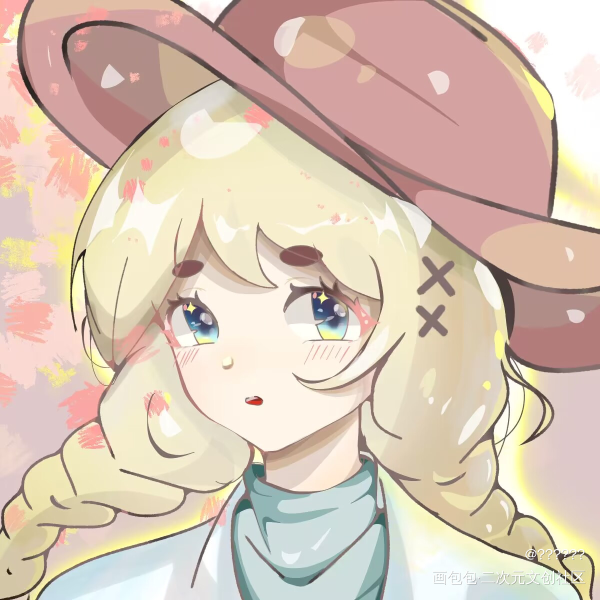_光遇麻花辫绘画作品