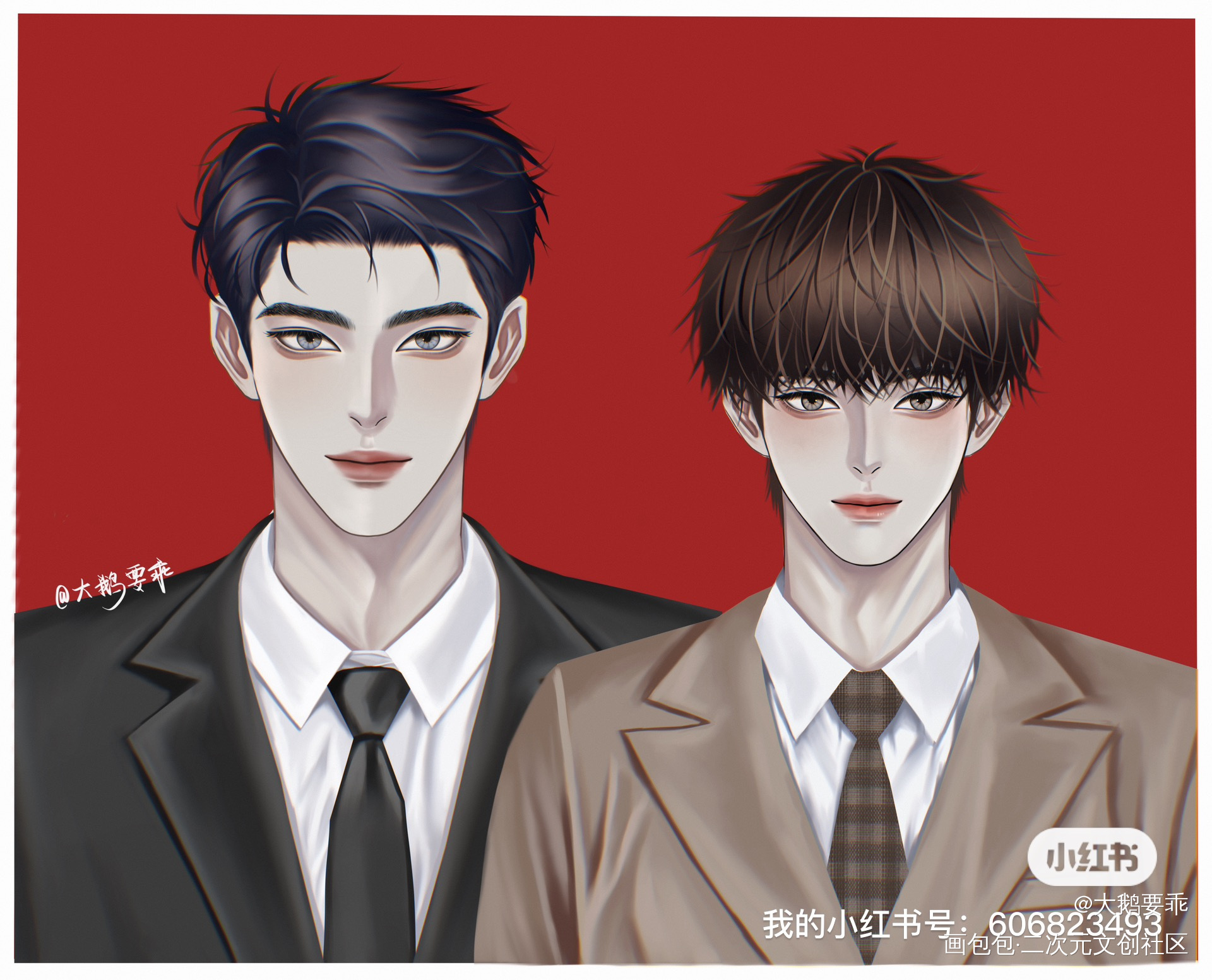 群宝秀宝_娘娘腔188男团李程秀邵群水千丞绘画作品