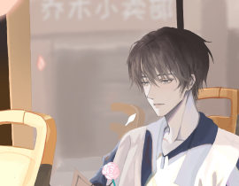 白柳x小狗线团_绘画作品