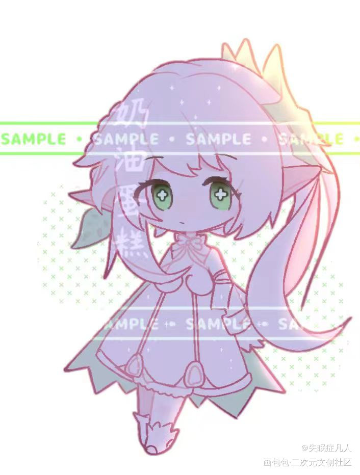 小吉祥草王来啦(=^▽^=)_原神Q版我要上首推原神纳西妲绘画绘画作品
