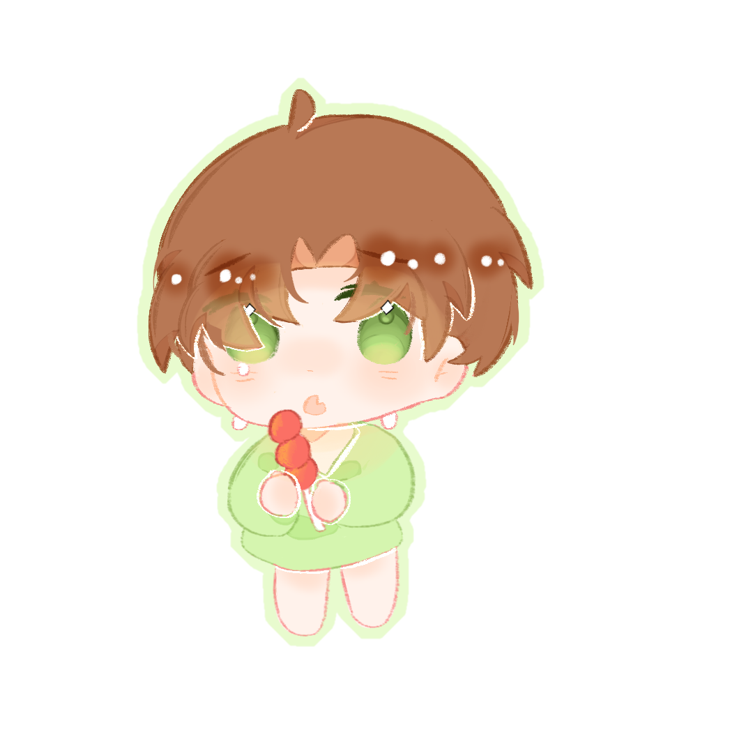 汤圆！_光与夜之恋夏鸣星绘画作品