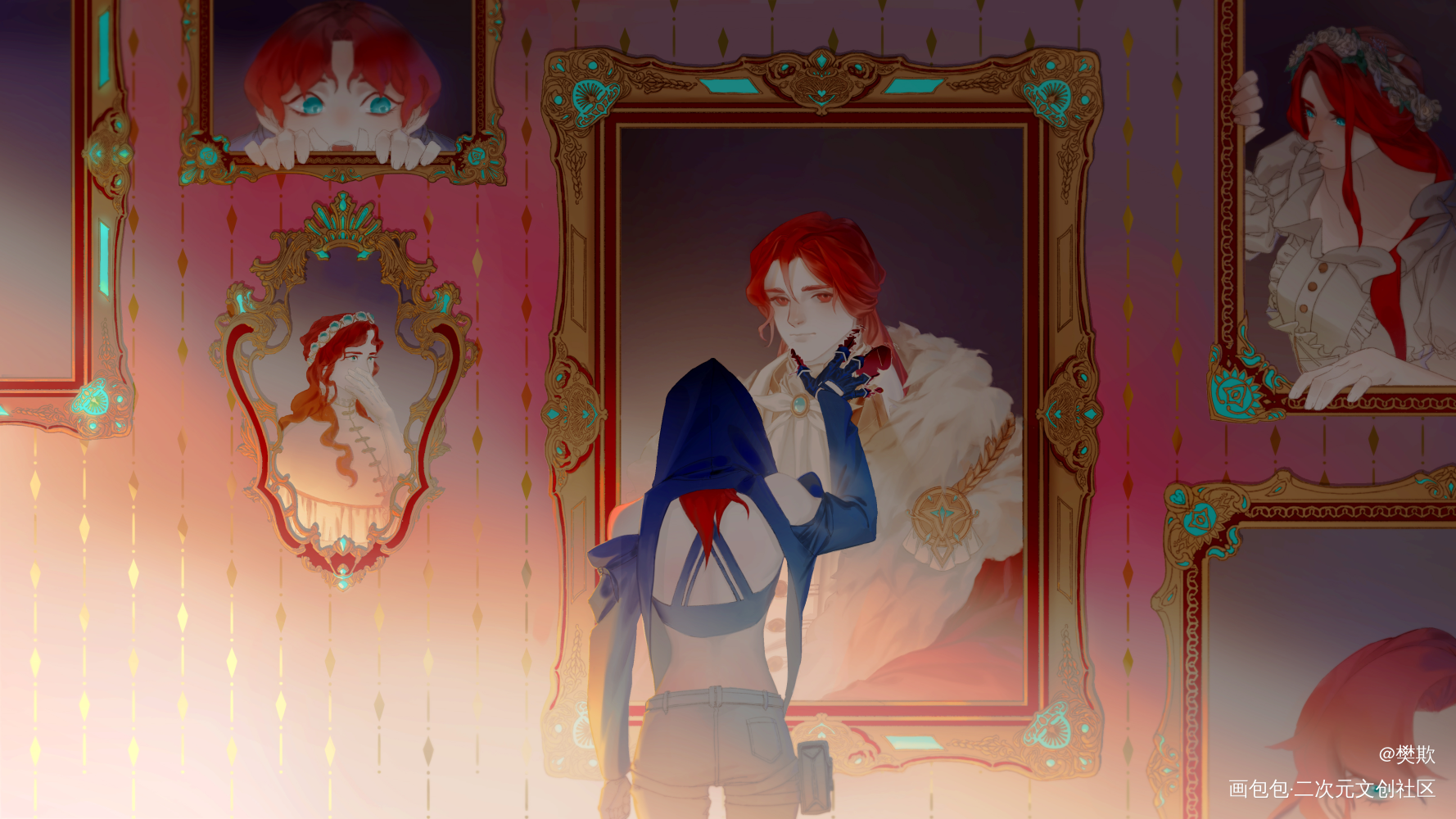 【嫉妒】_板绘涂插画原创oc绘画作品