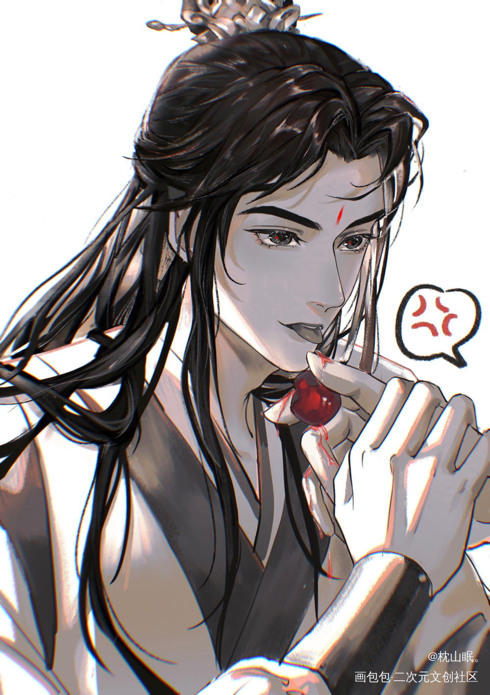 _六爻严争鸣priest绘画作品