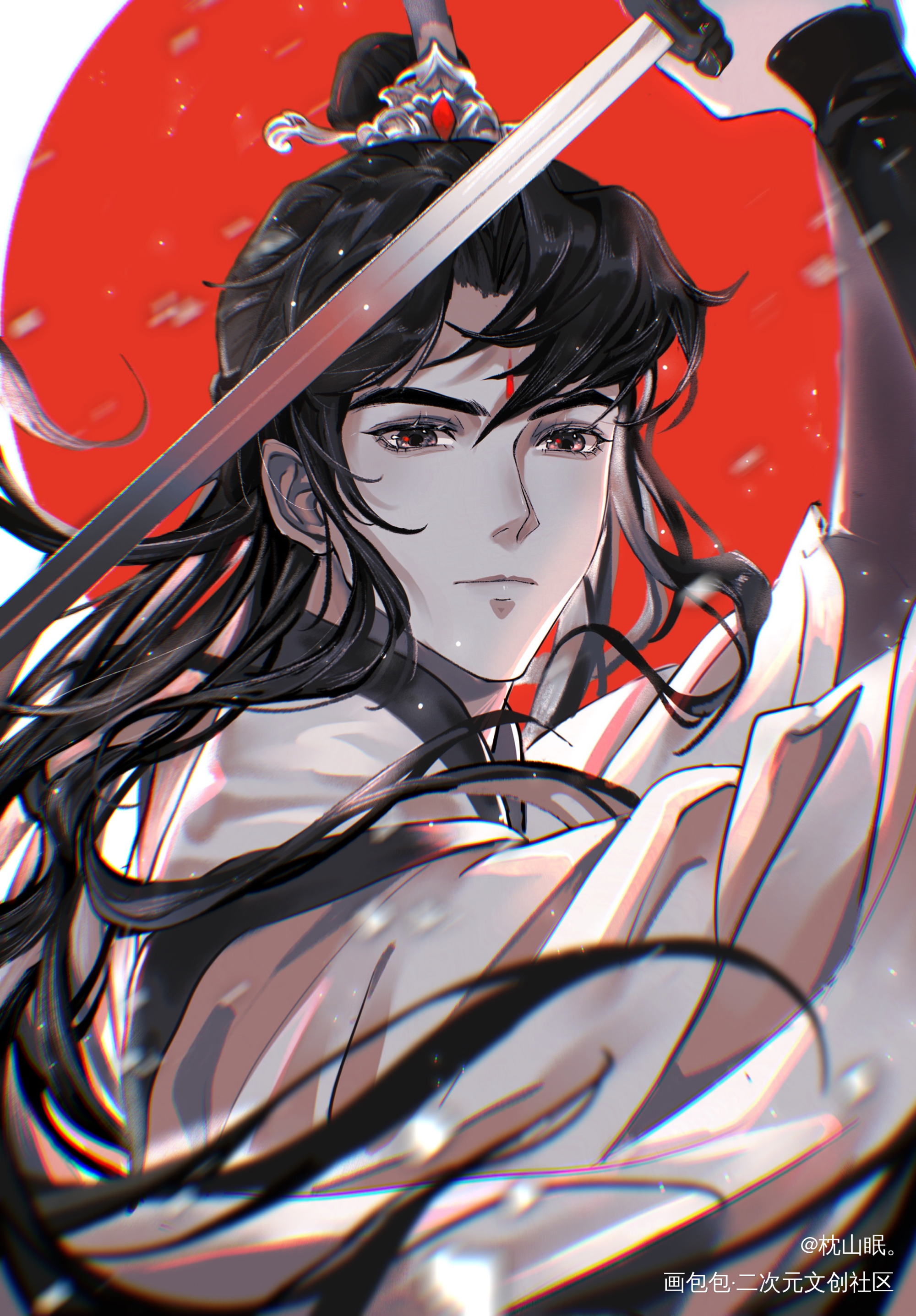 _六爻严争鸣priest绘画作品