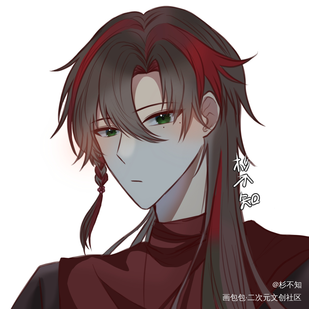 摸鱼自设——杉不知_人设摸鱼自设绘画oc绘画作品