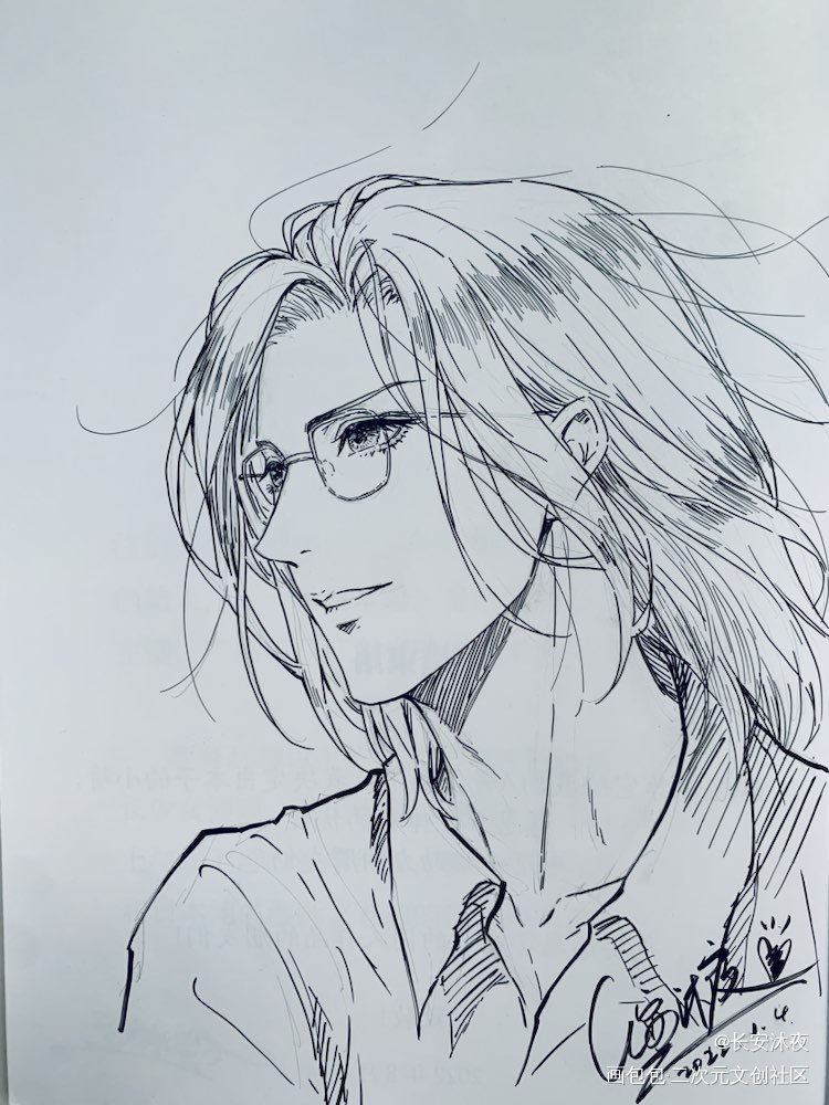 _默读费渡手绘绘画作品