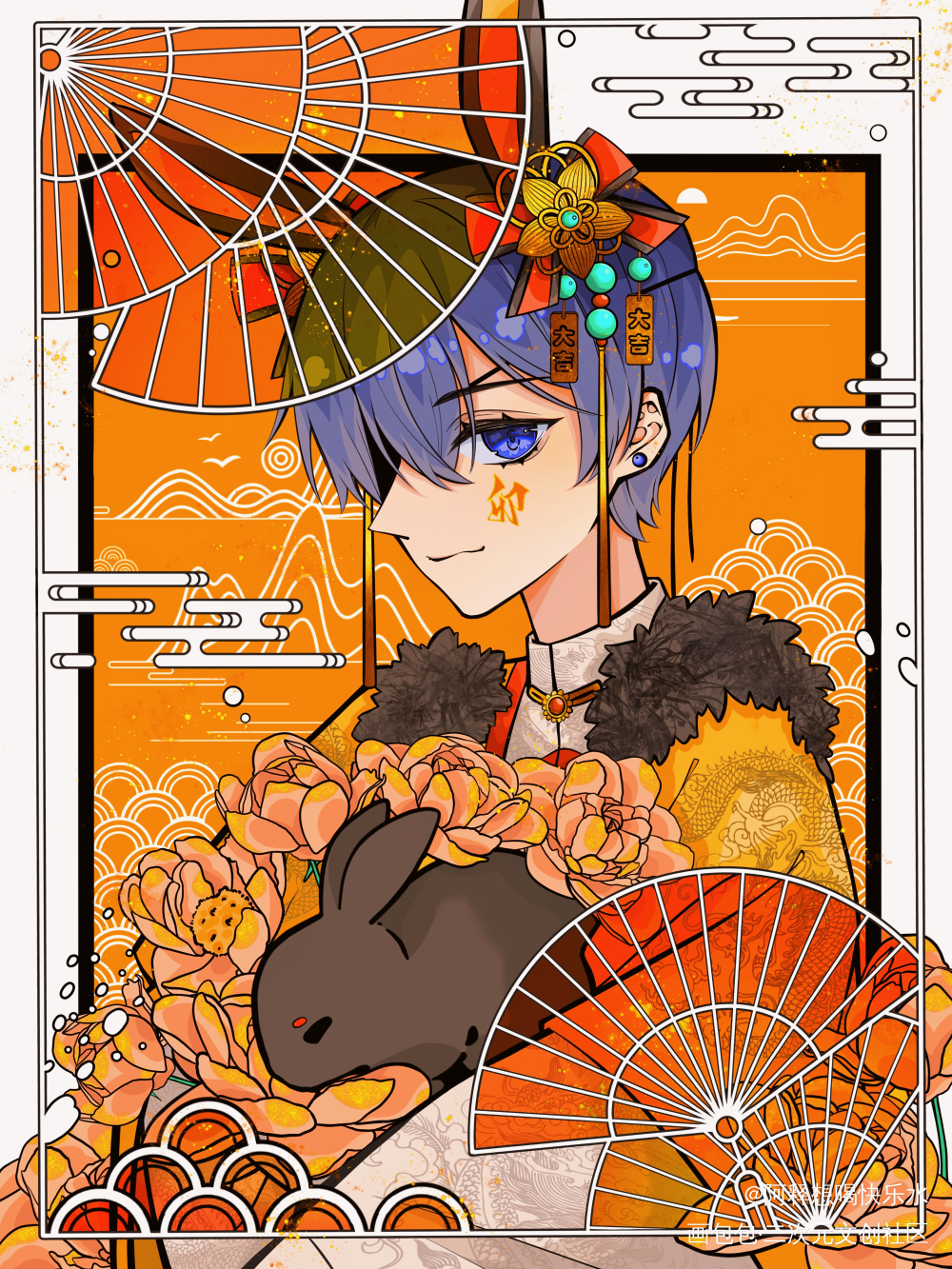 🐇✨_黑执事啵酱夏尔绘画作品