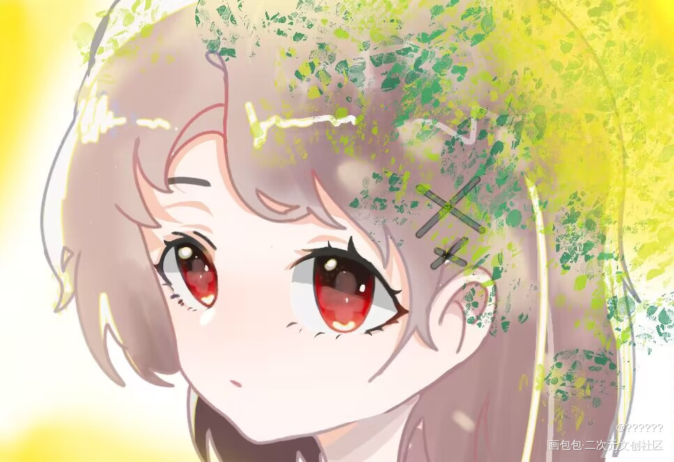 。_摸鱼页绘画作品