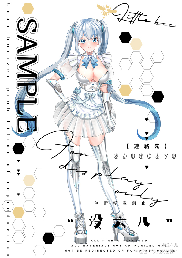 机械娘_原创oc绘画作品