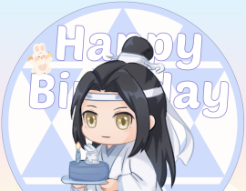 预祝汪叽生日快乐🎂_绘画作品