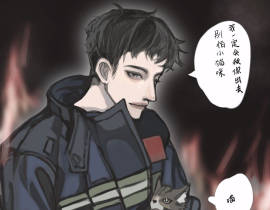 火焰戎装_绘画作品