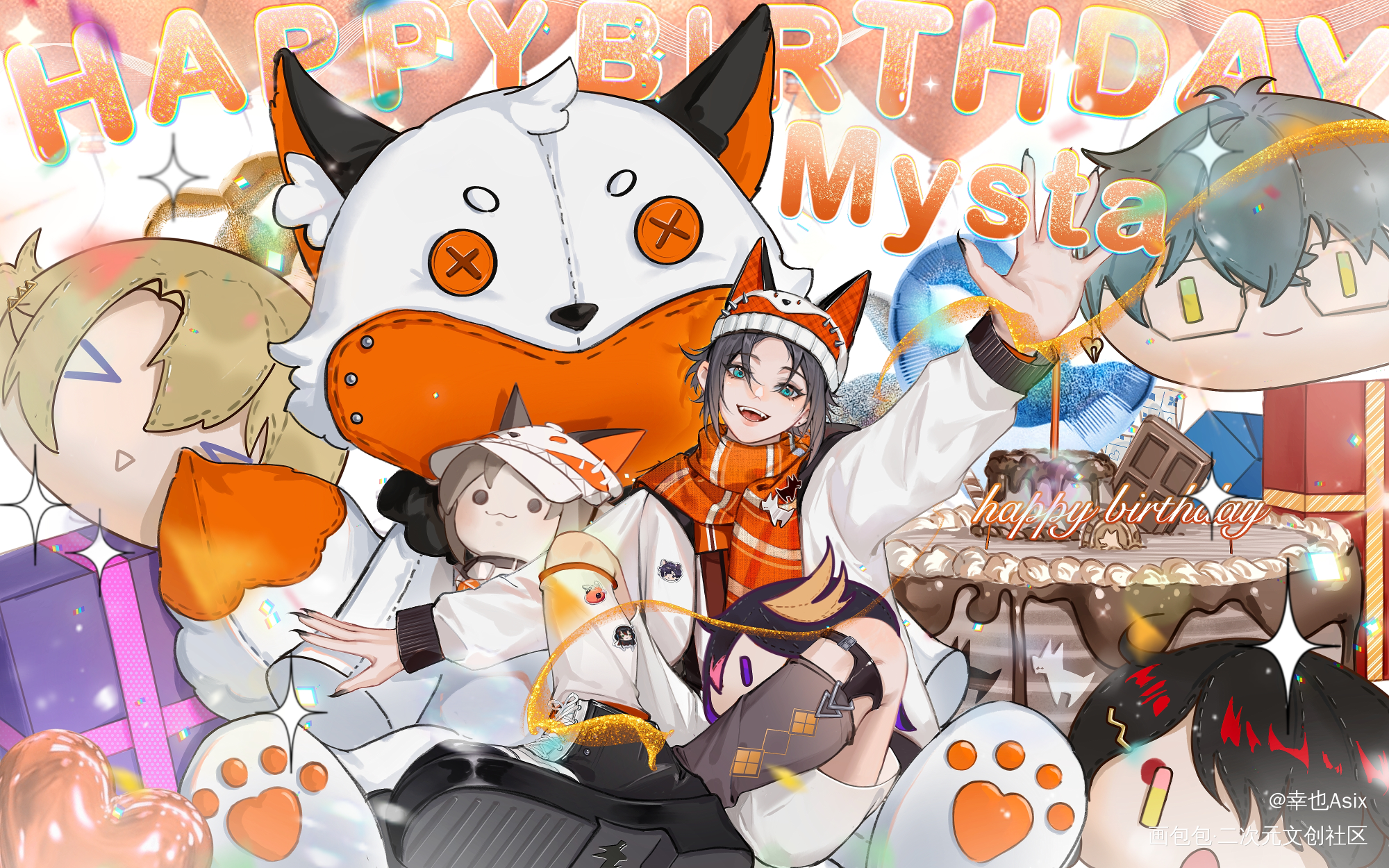 mysta生日快乐!_luxiemmystariasvtb绘画作品