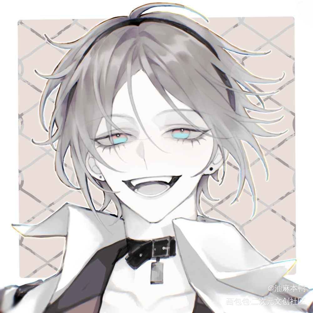1.20小咪生日快乐🎂🧡_虚拟主播板绘涂luxiemmystarias摸鱼绘画作品