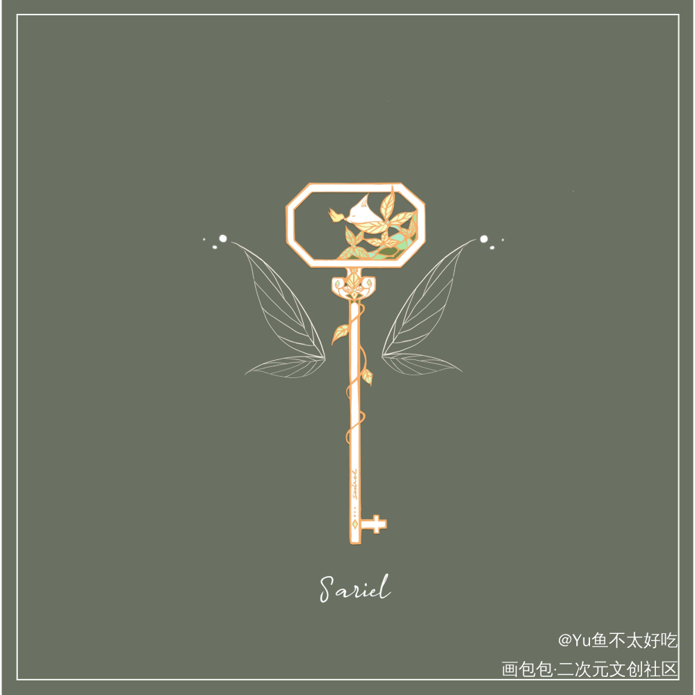 钥匙/书签｜齐司礼_光与夜之恋齐司礼绘画作品