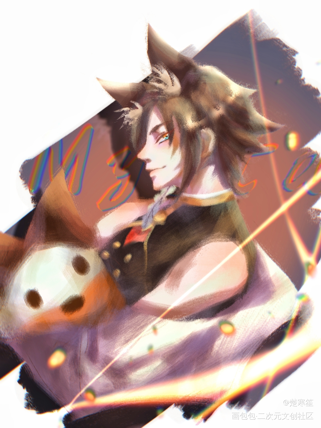 是昨天画的小咪的生贺_luxiem指绘Vtuber绘画作品