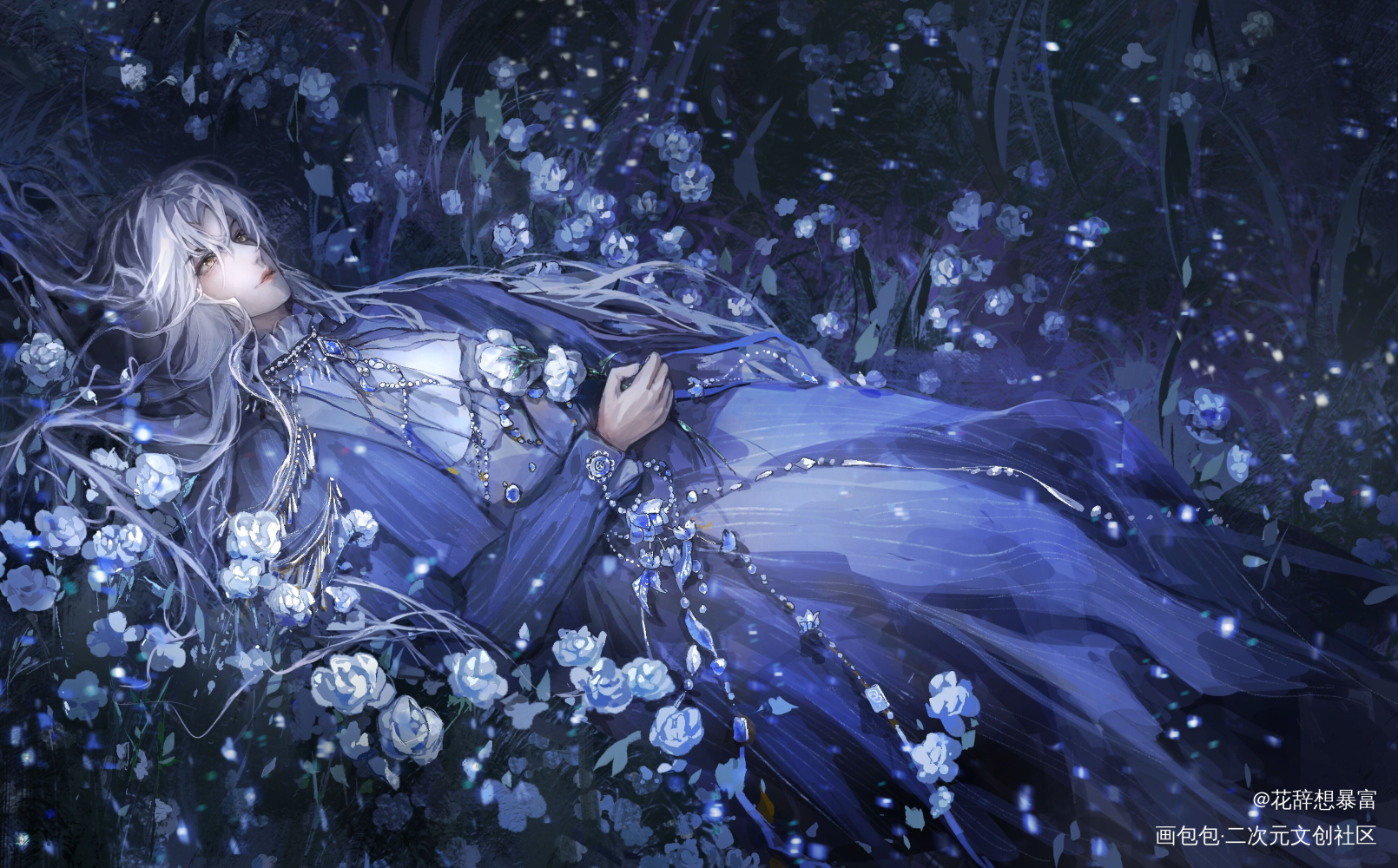 王子叽_魔道祖师忘羡墨香铜臭绘画作品