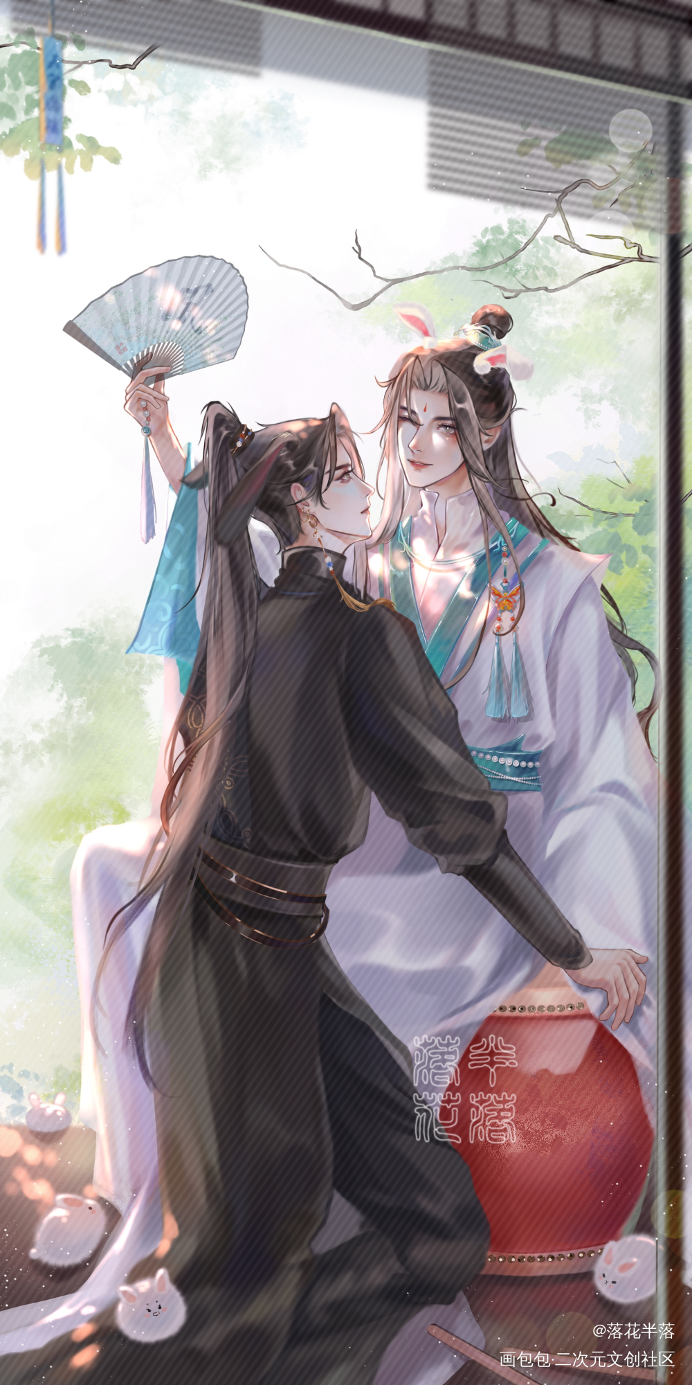 双玄新年快乐呀！_天官赐福双玄贺玄师青玄绘画作品