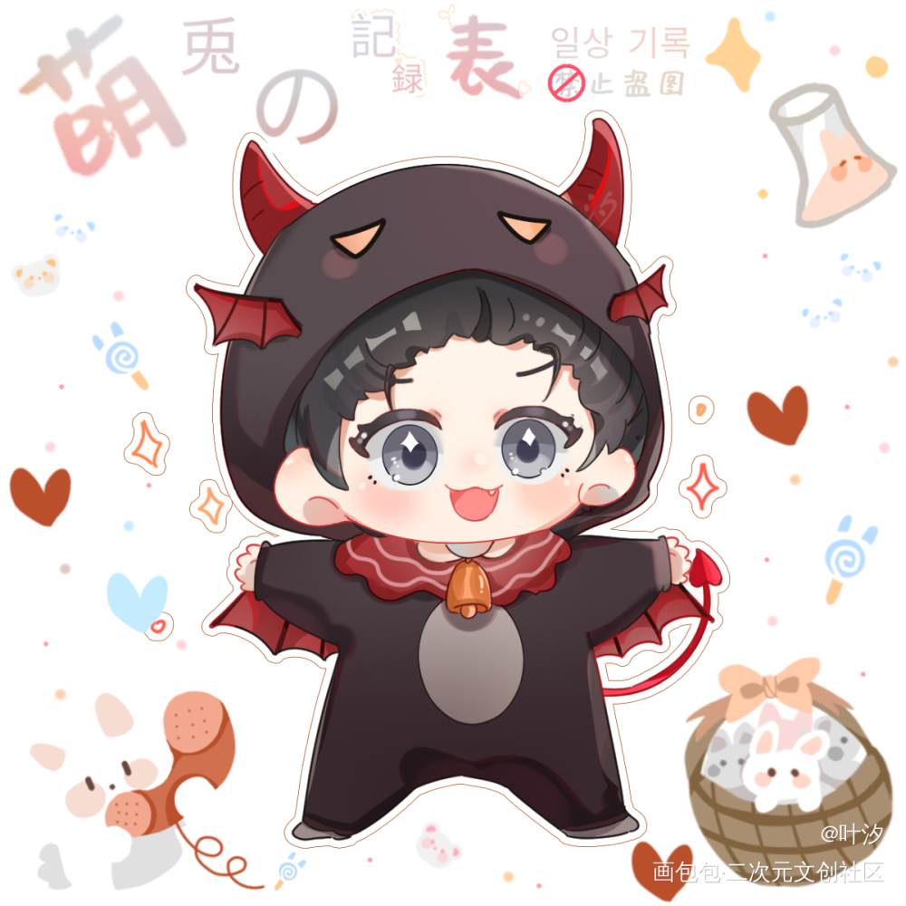 兔叽_娘娘腔188男团群秀绘画作品