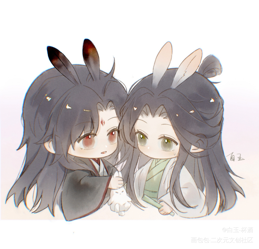 _人渣反派自救系统冰秋绘画作品
