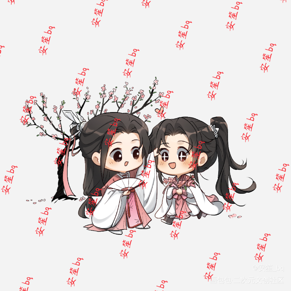 冰秋绝配！_人渣反派自救系统冰秋绘画作品