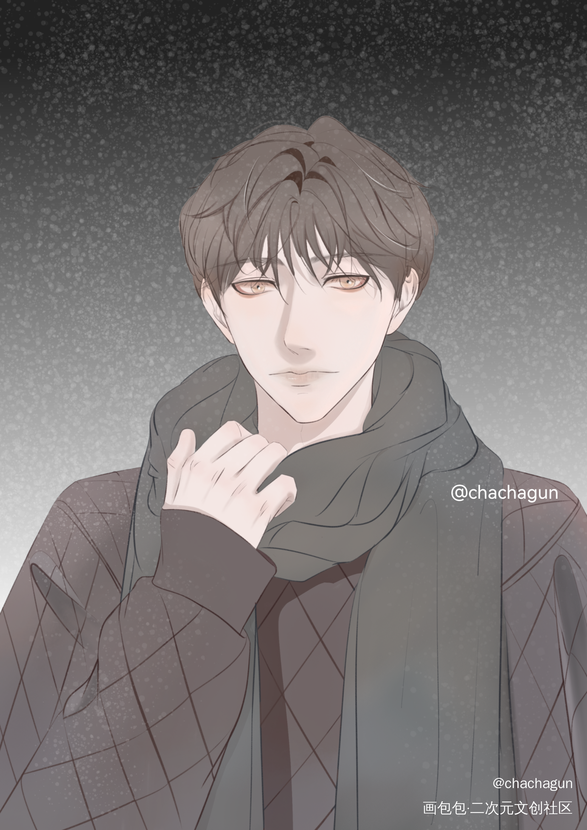 宴周_晏周摸鱼页绘画作品