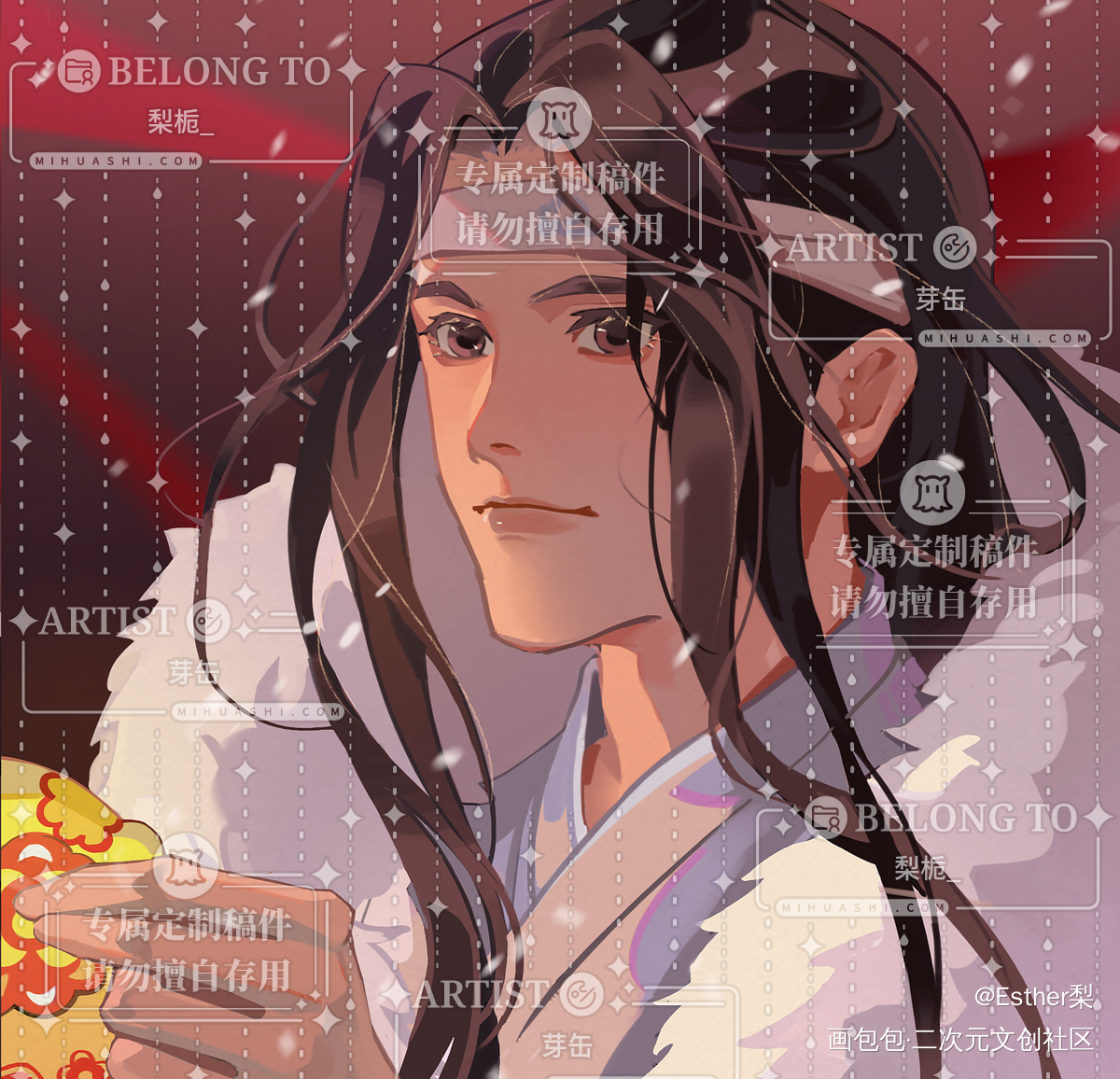 新年快乐_魔道祖师忘羡绘画作品