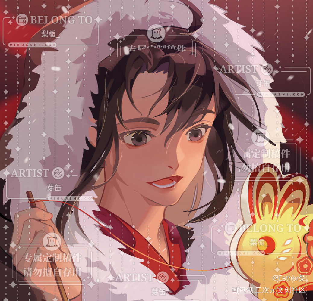 新年快乐_魔道祖师忘羡绘画作品