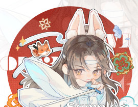 小兔叽新年ver_绘画作品
