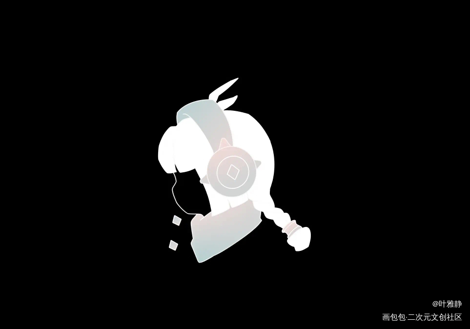 _黑白简笔绘画作品