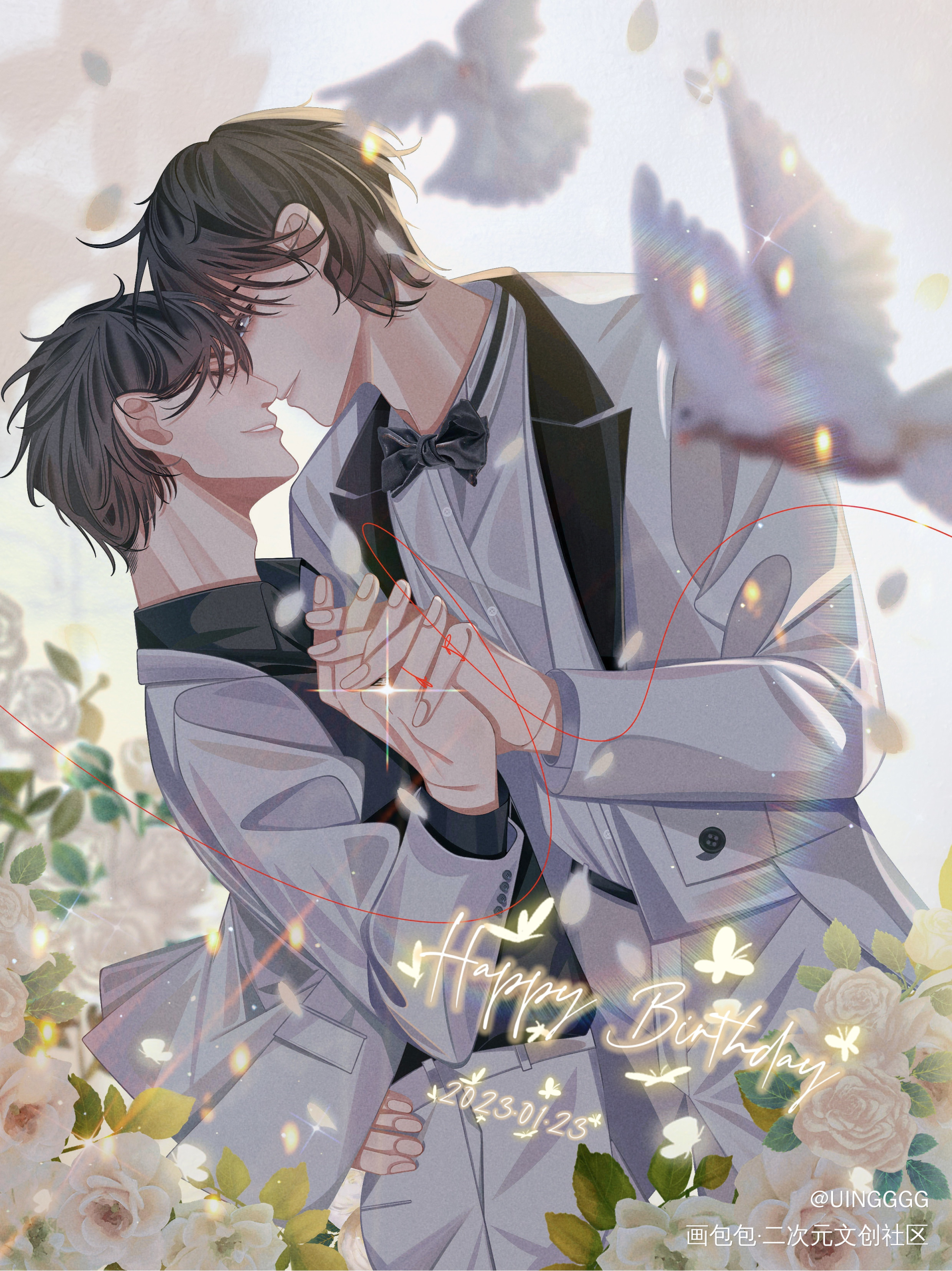 Forever_你却爱着一个傻逼188男团李简绘画作品