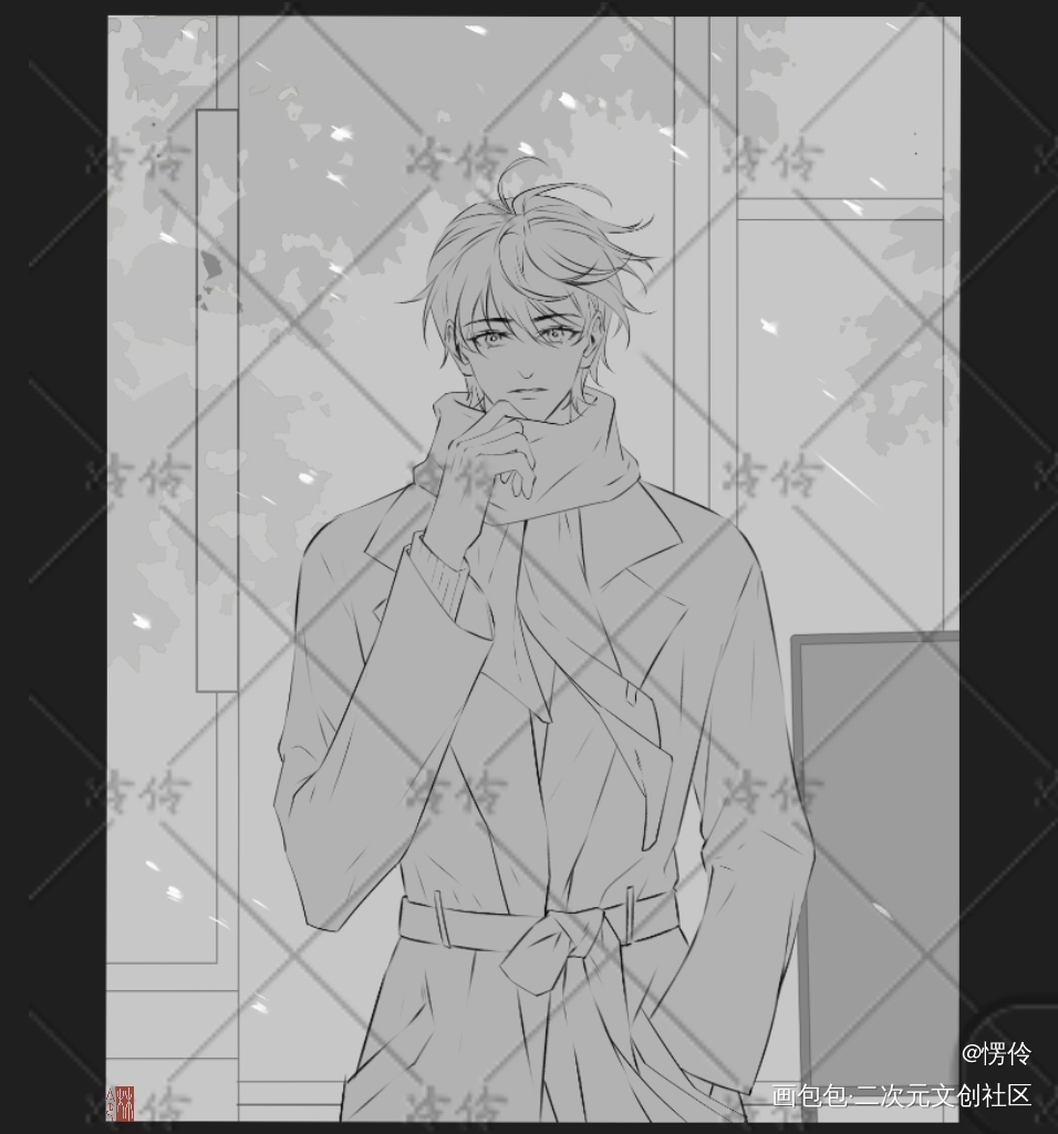 江添生日快乐_某某绘画作品