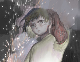 烟花_绘画作品