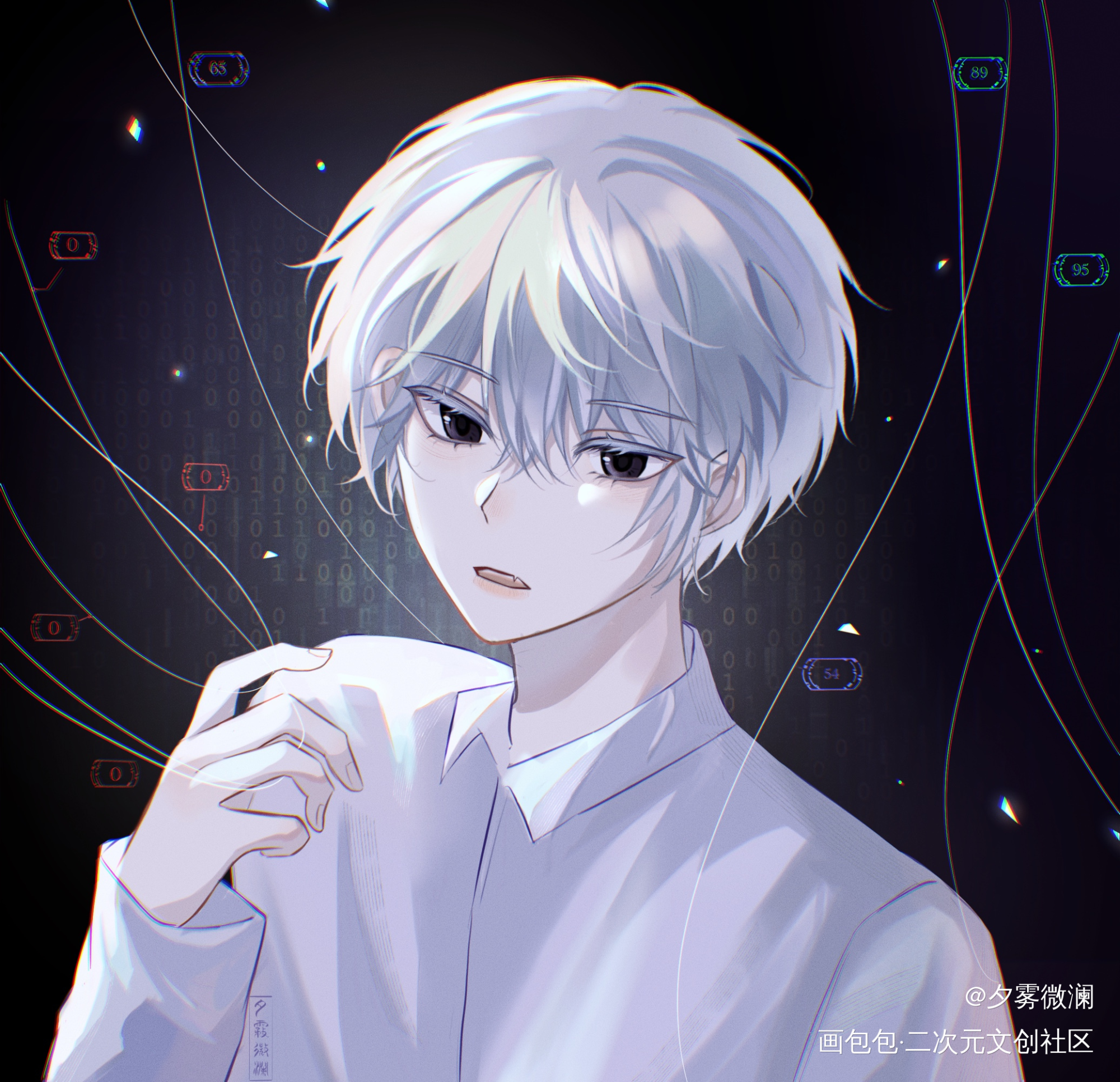 “等到我完全褪色，就会消失”_欢迎进入梦魇直播间绘画作品