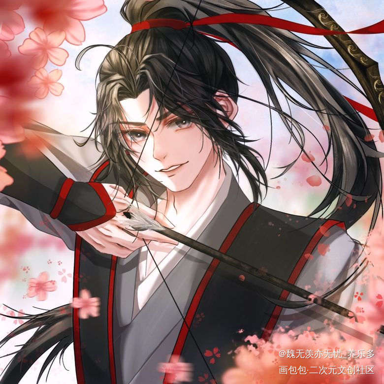 忘羡2022年生贺图_魔道祖师忘羡魏无羡蓝忘机绘画作品