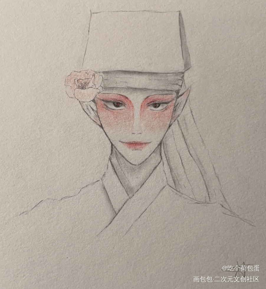 “背我上山”_摸鱼页狐狸书生中国奇谭鹅鹅鹅绘画作品