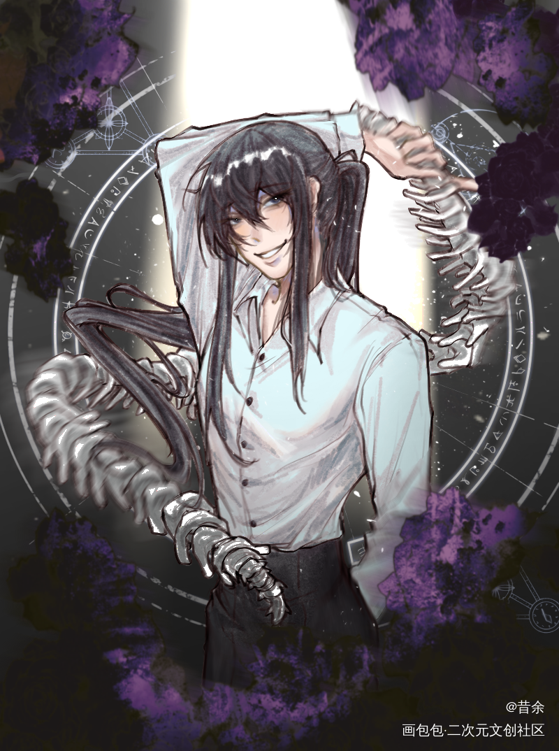 马猴烧酒六酱_我在惊悚游戏里封神我要上首推白六绘画作品