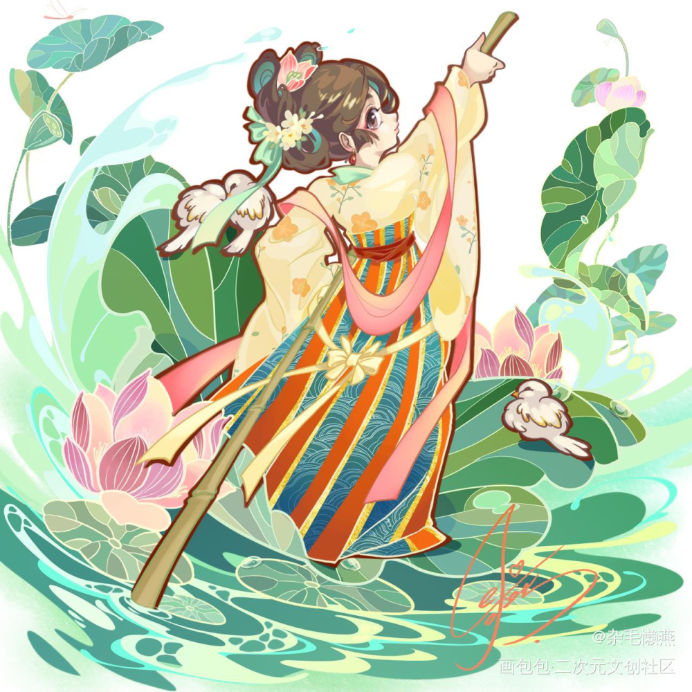 Q版涂鸦_板绘涂绘画作品